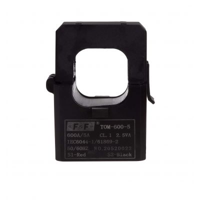 Miniaturowy przekładnik prądowy z otwieranym rdzeniem 600-5A F&F (TOM-600-5)