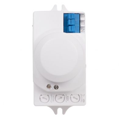 Mikrofalowy czujnik ruchu z funkcją czujnika obecności do zabudowy 24V DRM-01-24V F&F (DRM-01-24V)