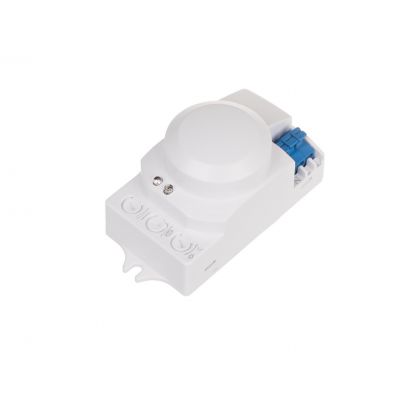 Mikrofalowy czujnik ruchu z funkcją czujnika obecności do zabudowy 24V DRM-01-24V F&F (DRM-01-24V)