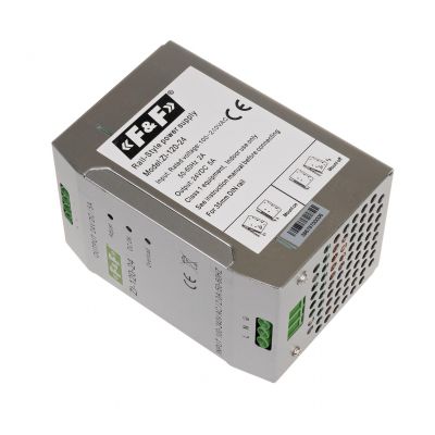 Zasilacz impulsowy przemysłowy nap. wej. 90-264V AC/120-370V DC P=120W nap. Wyj. 24V DC ZI-120-24V F&F (ZI-120-24V)