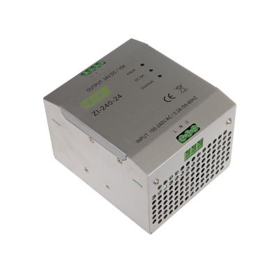 Zasilacz impulsowy przemysłowy nap. wej. 90-264V AC/120-370V DC P=240W nap. Wyj. 24V DC ZI-240-24V F&F (ZI-240-24V)
