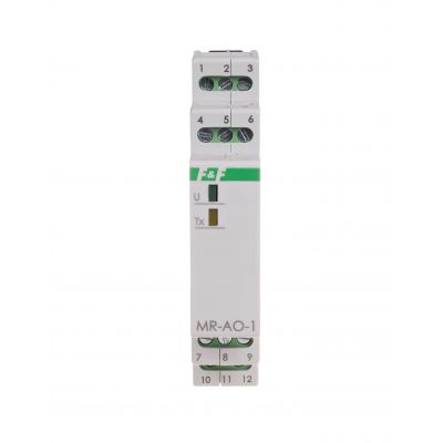 Moduł rozszerzeń WYJŚĆ analogowych z wyjściem MODBUS RTU 1 moduł MAX-MR-AO-1 F&F (MAX-MR-AO-1)