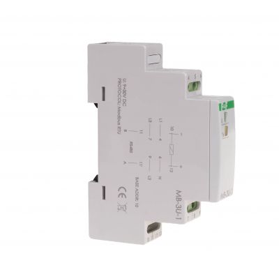 Przetwornik pomiaru napięcia trójfazowy z wyjściem MODBUS RTU MAX-MB-3U-1 F&F (MAX-MB-3U-1)