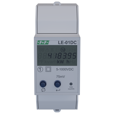Jednofazowy licznik prądu stałego F&F (LE-01DC)