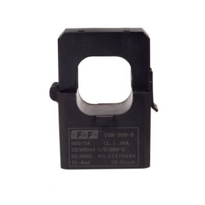 Miniaturowy przekładnik prądowy z otwieranym rdzeniem 500-5A F&F (TOM-500-5)