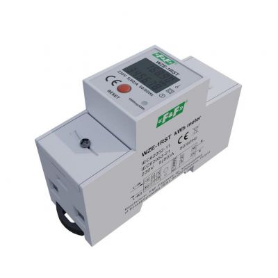 Jednofazowy licznik zużycia energii 45A z funkcją RESET F&F (WZE-1RST)