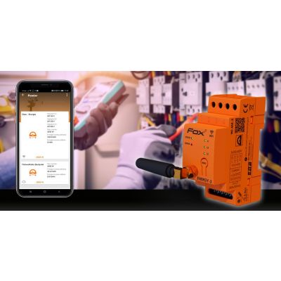 Monitor energii elektrycznej WI-FI 3F+N,FOX ENERGY 3 WI-MEF3 200A F&F (WI-MEF-3-200)