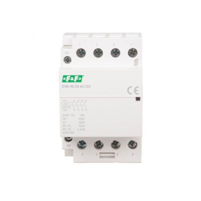 Stycznik 40A 24 V ACDC styki 4NO+1NC 40A F&F (ST40-31-24ACDC)
