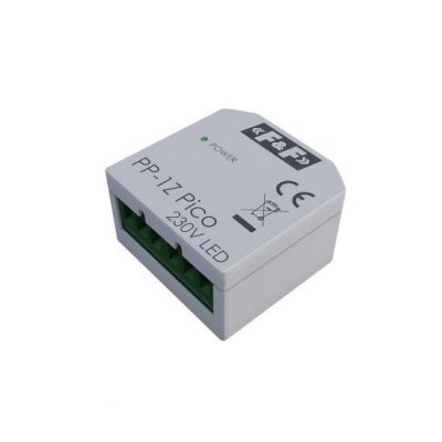 Miniaturowy przekaźnik elektromagnetyczny 1Z 16A montaż podtynkowy,U=100-265V AC,styk:1Z 16A (120A F (PP-1Z-LED-Pico)