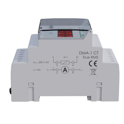 Cyfrowy wskaźnik wartości natężenia prądu TrueRMS jednofazowy DMA-1RMS-CT pomiar półprośredni. Z p F (DMA-1RMS-CT)