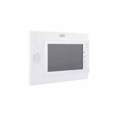 Monitor: monitor 7 kolorowy sterowanie napędem bramy biały + zasilacz 14,5V 19W MK-04W F&F (MK-04W)