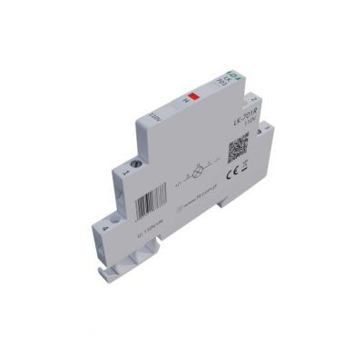 Lampka kontrolna zasilania 1/3S 1xLED czerwona F&F (LK-701R)