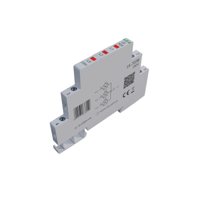 Lampka kontrolna zasilania 1/3S 3xLED czerwona F&F (LK-703R)
