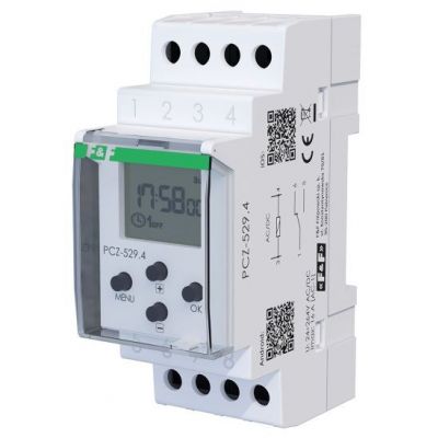 Zegar sterujący programowalny roczny programowalny przez NFC ANDROID i iOS F&F (PCZ-529.4)