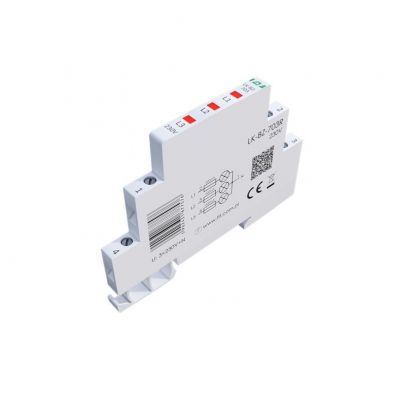 Lampka kontrolna zasilania z zabezpieczeniem 1/3S 3xLED CZERWONA F&F (LK-BZ-703R)