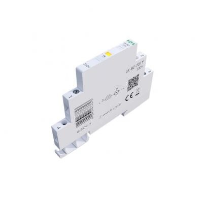 Lampka kontrolna zasilania z zabezpieczeniem 1/3S 1xLED ŻÓŁTA F&F (LK-BZ-701Y)