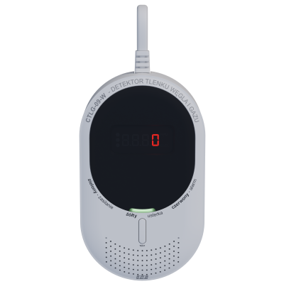 Detektor tlenku węgla i gazu z wifi F&F (CTLG-09-W)