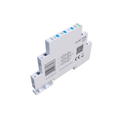 Lampka kontrolna zasilania z zabezpieczeniem 1/3S 3xLED NIEBIESKA F&F (LK-BZ-703B)