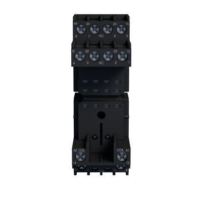 Gniazdo przekaźnika 4P 7A 2S F&F (GN-4P)