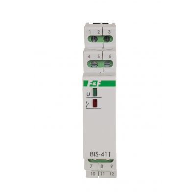 Przekaźnik bistabilny 230V 1R+1Z montaż na szynie DIN BIS-411-1R1Z F&F (BIS-411-1R1Z)