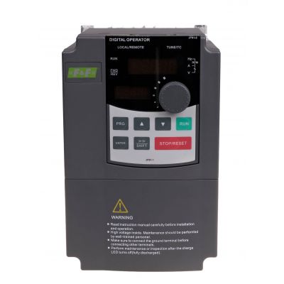 Falownik trójfazowy Uwe=3x400V AC Iwe=5A Uwy=3x400V AC Iwy=3,7A Pmax=1,5kW FA-3HX015 F&F (FA-3HX015)