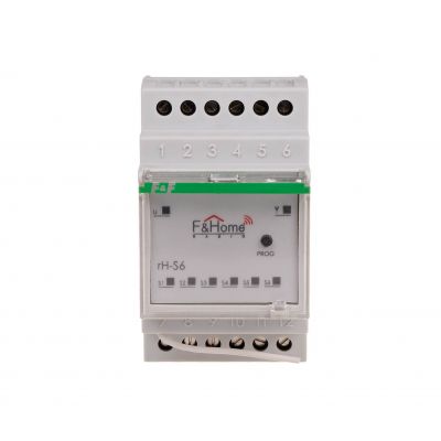 Nadajnik sześciokanałowy na szynę DIN rH-S6 F&F (rH-S6)