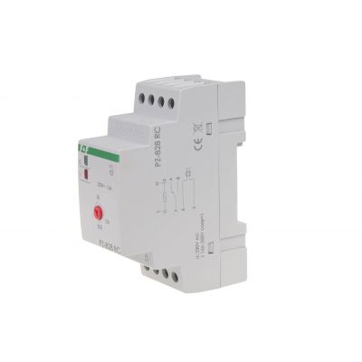 Przekaźnik przelania do kontroli poziomu PZ-828 RC B montaz na szynie DIN,styk: 1Z/R 230V PZ-828RC-B F&F (PZ-828RC-B)