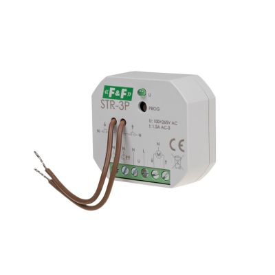 Sterownik rolet do silników AC 100-265V AC STR-3P F&F (STR-3P)