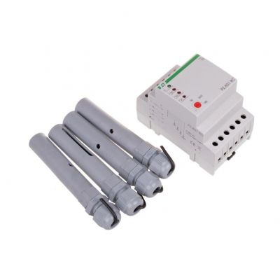 Przekaźnik kontroli poziomu cieczy PZ-831 RC B montaz na szynie DIN,styk: 3x1Z 230V PZ-831RC-B F&F (PZ-831RC-B)