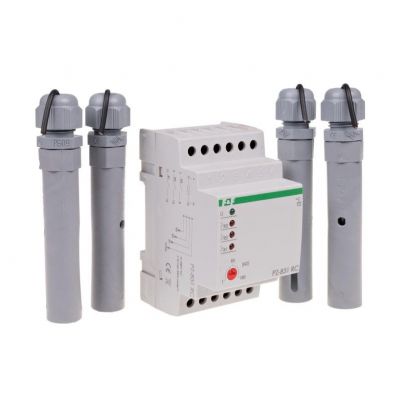Przekaźnik kontroli poziomu cieczy PZ-831 RC B montaz na szynie DIN,styk: 3x1Z 230V PZ-831RC-B F&F (PZ-831RC-B)
