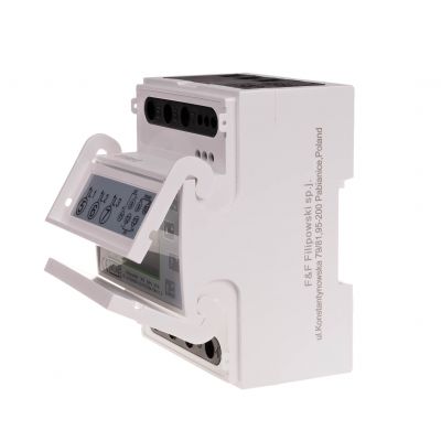 Trójfazowy licznik zużycia energii czynnej i biernej Modbus RTU 100(5)A; MID LE-03MQ F&F (LE-03MQ)