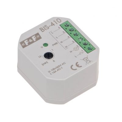 Przekaźnik bistabilny podtynkowy z wyłącznikiem czasowym do podświetlanych przycisków BIS-410 F&F (BIS-410)