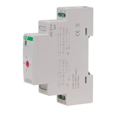Automat schodowy - montaż na szynie DIN 24V AS-214 F&F (AS-214)