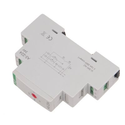 Automat schodowy - funkcja przeciwblokady montaż na szynie DIN 24V AS-224 F&F (AS-224)