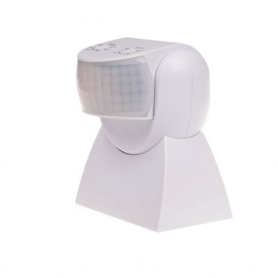 Czujnik ruchu PIR biały IP65 DR-04W F&F (DR-04W)
