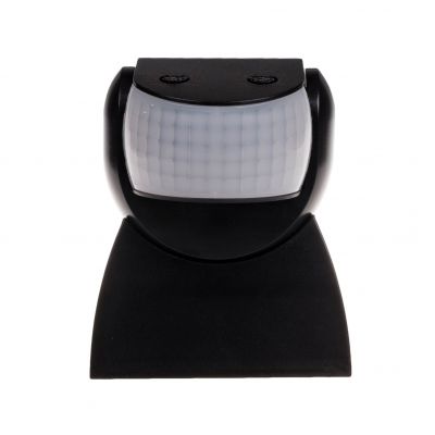 Czujnik ruchu PIR czarny IP65 DR-04B F&F (DR-04B)