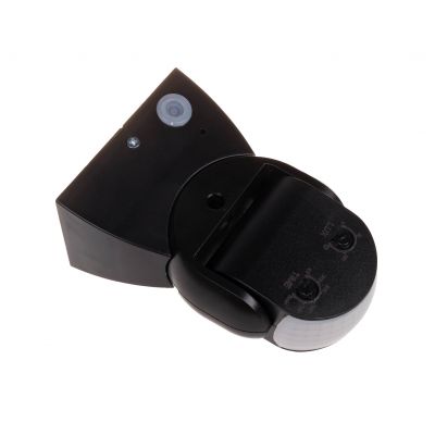Czujnik ruchu PIR czarny IP65 DR-04B F&F (DR-04B)