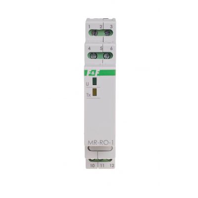 Moduł rozszerzeń wyjść przekaźnikowych z wyjściem MODBUS RTU 1-kanałowy styk 1P 16A 1 moduł MAX-MR-RO-1 F&F (MAX-MR-RO-1)
