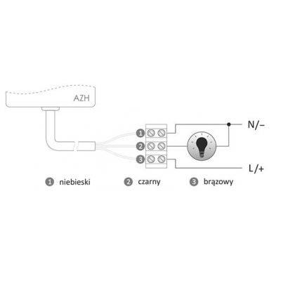 Automat zmierzchowy z wewnętrznym czujnikiem światłoczułym AZH F&F (AZH)