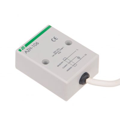 Automat zmierzchowy z wewnętrznym czujnikiem światłoczułym; 230V AZH-106 F&F (AZH-106)