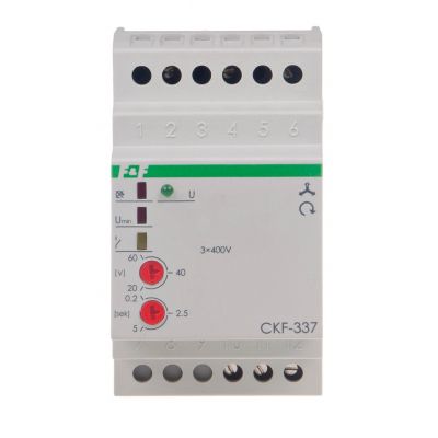 Czujnik kolejności i zaniku faz bez przewodu neutralnego CKF-337 F&F (CKF-337)