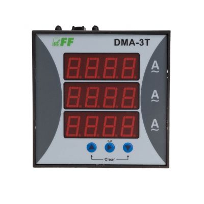 Cyfrowy wskaźnik wartości natężeni aprądu trójfazowy DMA-3T F&F (DMA-3T)