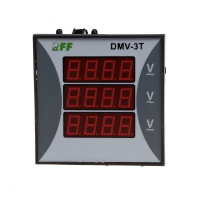 Cyfrowy wskaźnik napięcia trójfazowy DMV-3T F&F (DMV-3T)