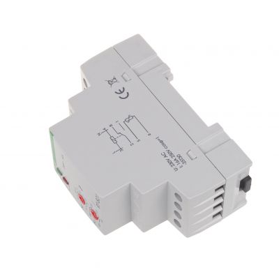 Regulator temperatury - zakres temperatur -4-5stC - bez sondy montaz na szynie DIN styk: 1Z/R 230V AC RT-821B F&F (RT-821B)