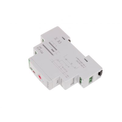 Przekaźnik czasowy z opóźnionym odpadaniem montaż na szynie DIN 24V T=1-60s. PO-415-1-60S F&F (PO-415-1-60S)