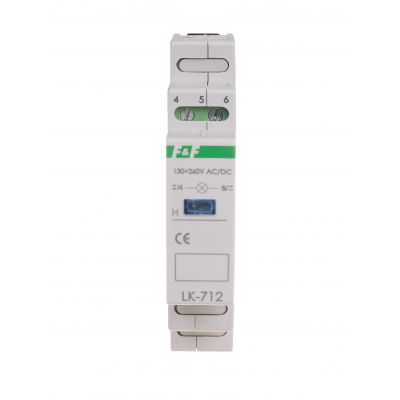 Lampka kontrolna zasilania - jednofazowa LK-712 B 10-30V LK-712B-10-30V F&F (LK-712B-10-30V)
