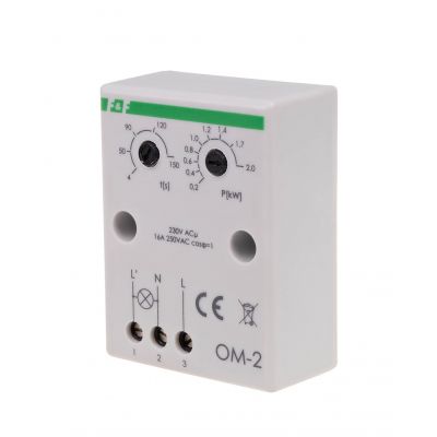 Ogranicznik mocy - regulowany czas powrotu montaż natablicowy OM-2 F&F (OM-2)