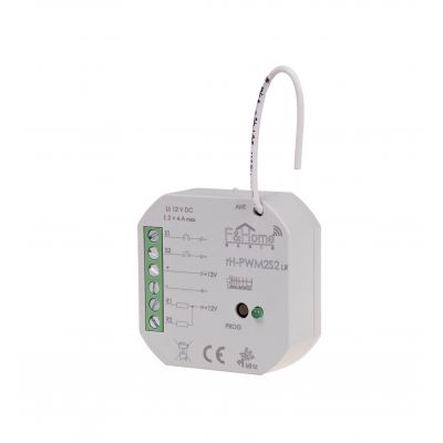 Sterownik PWM dwukanałowy niskiego napięcia z dwukanałowym nadajnikiem - Long Range rH-PWM2S2-LR F&F (rH-PWM2S2-LR)
