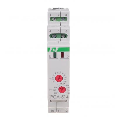 Jednofunkcyjny-awersyjny styki: 1Z/R U=230 i 24V I=10A 1 moduł PCA-514DUO F&F (PCA-514DUO)