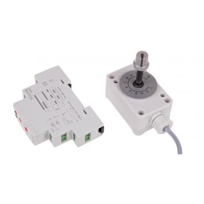 Przekaźnik czasowy z zewnnetrznym poteRjometrem nastawy czasu styk: 1Z/R U=230 i 24V PCU-518DUO F&F (PCU-518DUO)